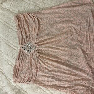 Torrid Light Pink Patterned Top